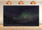 UPXIO 10x8ft Aurora Borealis Snowy Mountain Backdrop Starry Night Sky and Green Northern