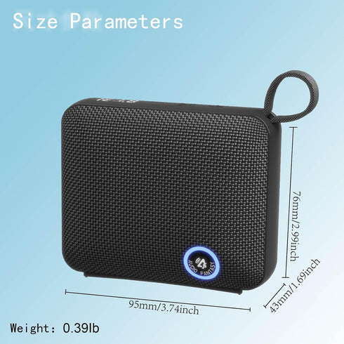 AF AUDIO FANTASY BP26 IP68 5.3 Bluetooth Shower Speaker,Portable Bluetooth Speaker, Hi-Fi Sound, Waterproof