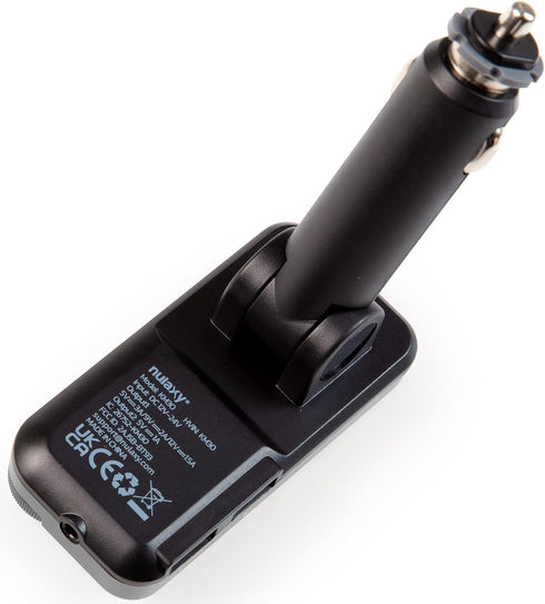 Nulaxy FM Bluetooth Transmitter for Car, Strong Microphone Bluetooth Adapter with 1.8" Color Screen for Hands-Free