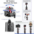 Flexible Phone Tripod Selfie Stick - Mini Camera Tripod with Cold Shoe Mount, Travel Tripod for iPhone Samsung