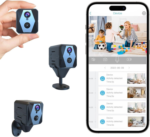 Indoor Camera - 2K FHD Home Security Camera with Cloud & SD Storage, AI Motion Detection, Auto Night Vision