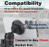 Rigdance 1" (25mm) Magnetic Phone Holder for Ram Mount, Ball Mount for Magsafe for Ram B Size Socket