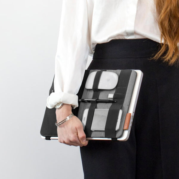 Beblau FOLD Portable TECH Organizer attachable to your Devices | Desk Sleeve