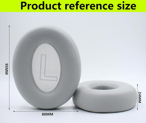 Q20 Ear Pads AIKKAUK Replacement Ear Pads for Anker Soundcore Life Q20 20BT Headphones (Gray)