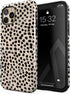 BURGA Phone Case for iPhone 12 Pro Max, Cute Trendy Aesthetic Hard Shell Protection - Almond Latte