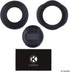 2 Lens Shades: Tulip + Rubber, 1 Lens Cap, Reduces Lens Reflections, Protects Against Excess Sunlight