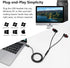 USB Headset with Microphone for PC, Noise Cancelling Computer Headphones for Laptop, Lightweight with Audio Controls