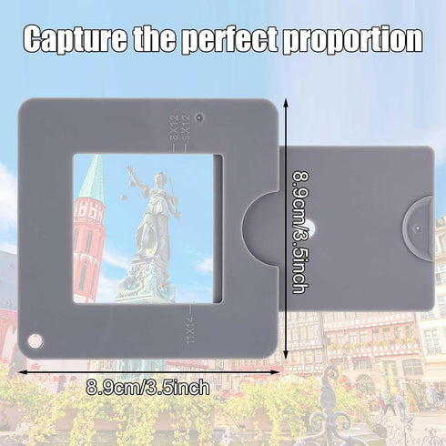 HZ Yihai Autumn 2 Pcs Portable Adjustable View Finder, Color Isolation Viewfinder for Photography,View Finder