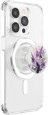 PopSockets PopGrip for MagSafe, Purple Lavender Botanical Watercolor Blossom Flowery