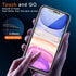 Ferilinso Privacy Screen Protector for iPhone 11 (4 Pack) + 2 Pack Camera Lens Protectors & Anti-Spy Tempered Glass