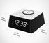 iTOMA Wireless Charging Alarm Clock Radio, Bluetooth Speaker, FM Radio, Dual Alarm, USB Charging, Night Light
