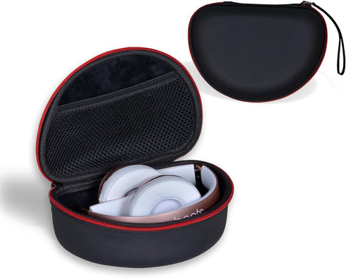 Hard Shell Travel Case for Beats Studio Pro/Studio3/Solo 3 Bluetooth On-Ear Headphones (BLACK)