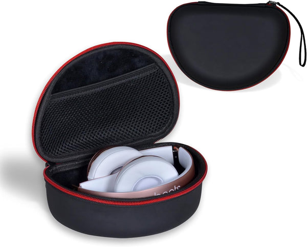 Hard Shell Travel Case for Beats Studio Pro/Studio3/Solo 3 Bluetooth On-Ear Headphones (BLACK)