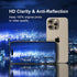Gold Glitter Camera Lens Protector for iPhone 15 Pro/Pro Max - 9H Tempered Glass with Metal Ring Decoration.