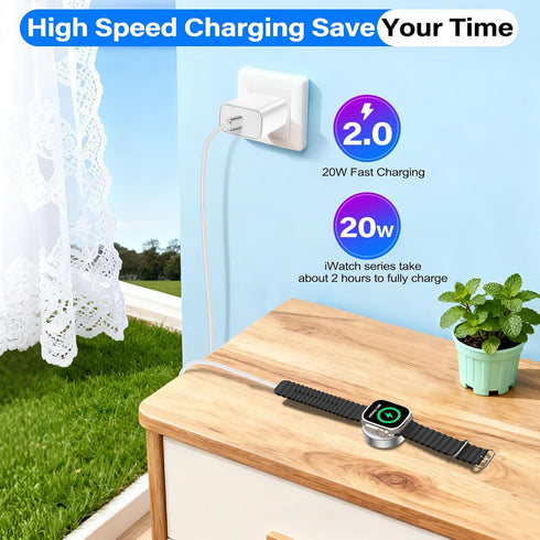 toaksi Charger,3 1 20W 11-2,iPhone 17-11,Galaxy S25,Home-4FT Travel Essentials for Apple Watch Charger,iPhone in Type