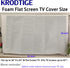Foam Flat Screen TV Cover Fits Up to 36"H x 65"W for Protection During Storage, Moving, or Home Renovation.