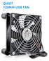 120mm 3 5V GDSTIME Router Fan Cooler with Speed Control, DC USB Powered Cooling Case Fan for Router Modem Receiver DVR