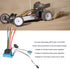 equlup 80A 4mm 1/10 Brushless ESC, Water Proof Brake Power Regulation Electronic Speed Controller with Banana Female