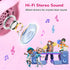 EarFun S1 Kids Headphones, Foldable Wired On-Ear Headphones with 85dB Volume Limit for School, Travel, Pink