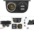 MEIRIYFA Dual USB Cigarette Lighter Socket Power Outlet Car Charger, 3.1A Dual USB + Cigarette Lighter Adapter