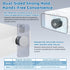Fogbillow 17 16 15 14 Vacuum Magnetic Phone Holder with Metal Ring Compatible with iPhone All Phone, Portable Universal