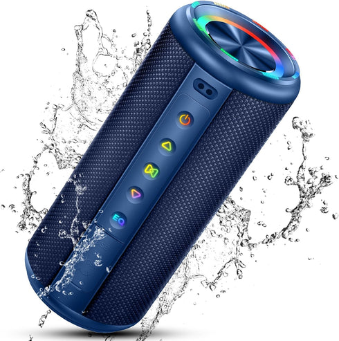 Xuevcn Bluetooth Speaker, Portable Bluetooth Speakers with Wireless Stereo Pairing, Built in Mic,