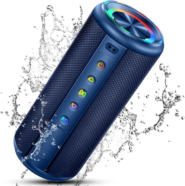 Xuevcn Bluetooth Speaker, Portable Bluetooth Speakers with Wireless Stereo Pairing, Built in Mic,