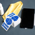 200pcs Glass Dusting Stickers for Phone Removal, Laptop Computer Guide Touch Blue Cell Duster