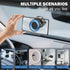 ZOOMKEY 360Adjustable 16/15/14/13/12/Android(Black) Vacuum Suction Bracket for Car Mount,Vacuum Magnetic Phone