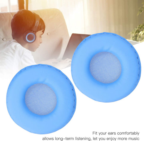 Replacement Cotton Cushion Ear Pads for Skullcandy HESH/HESH 2.0 Headphones (Sky Blue) - Foam Earmuffs Cover.