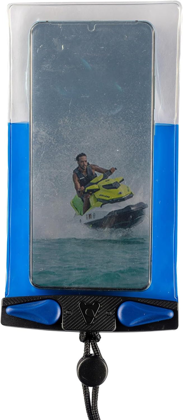 Aquapac Waterproof Compact Plus Phone Case, Lanyard for iPhone and Android, Hiking, Mountain Biking, Travel Essential,