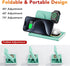 3 in 1 Foldable Charging Station for Apple Products, Fast Wireless Charger Dock for iPhone, iWatch, AirPods (Green)