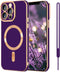 iPhone 13 Pro Max Case, Compatible with MagSafe, Magnetic Slim Thin Lanyard Wrist Strap, Shockproof Cover, Midnight