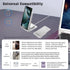 2 in 1 Wireless Charger - Foldable 20W Fast Wireless Charging Stand Compatible with iPhone 16/16