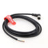 DRRI M12 Right Angle 8-Pins Female Sensor Connector to Fly Lead Waterproof Electrical Shield Cable for Automation Application (RA M12 8P Female Cable)