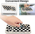 Jefonha 17 Compatible with Phone Pro Max Case with Finger Strap for Girls Women, Cute Checkered Checkerboard Phone Case