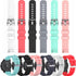 Chofit Silicone Bands for Garmin Vivoactive 6/5, Forerunner 55/165/165 Music, Adjustable Replacement Strap Wristbands
