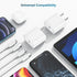 Fast Charging Phone Charger: 10FT MFi Certified USB C to Lightning Cable & 20W Block for iPhone 14 Pro/13 Pro Max/12/11