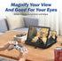 HHFLY 2026 3D 3D 10 Inch) Screen Magnifier for Cell Phone, New HD Magnifying Projector Screen Enlarger for Movies