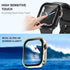 Wingle Waterproof Case for Apple Watch 44mm Series SE 4 5 6, Compatible Full Protective Hard PC Cover with Built-in