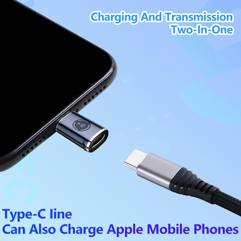 USB C to Lightning Adapter (2 Pack), USB C Female to Lightning Male, 27W PD Fast Charging & Data Transfer for iPhone