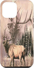Camo Deer Elk Buck Case for iPhone 14 Pro Max - American Elk Hunter Dad Design