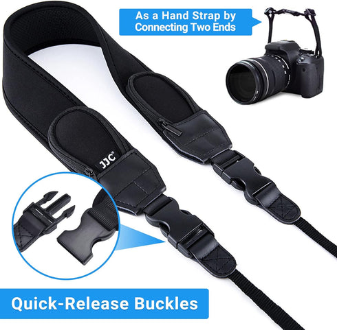 DSLR Camera Neck Strap, Soft Neoprene Shoulder Belt for Canon EOS R5, R6, 5D Mark IV, 6D Mark II, SL3, SL2, T8i, T7,