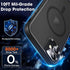 MOCCA iPhone 12 Case: Strong Magnetic, Compatible with MagSafe, Slim Shockproof Translucent Protective Cover - Black