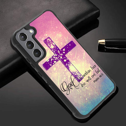 for Galaxy S22 Case, Heavy Duty 3 in 1 Hybrid Hard PC + Soft Silicone Shockproof Protective Case, 6.2 inch