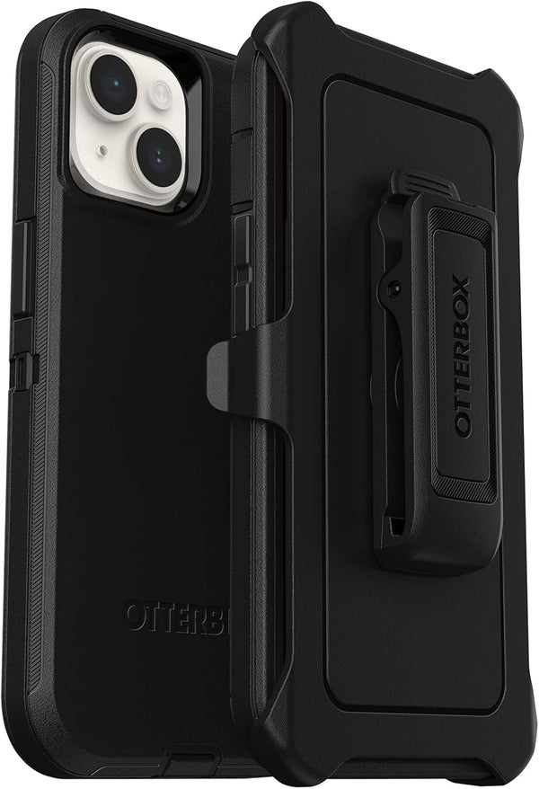 OtterBox iPhone 14 Plus Defender Series Case - Black, Rugged & Durable, with
