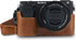 MegaGear MG1642 Ever Ready Genuine Leather Half Case for Sony Alpha A6100, A6400 - Brown