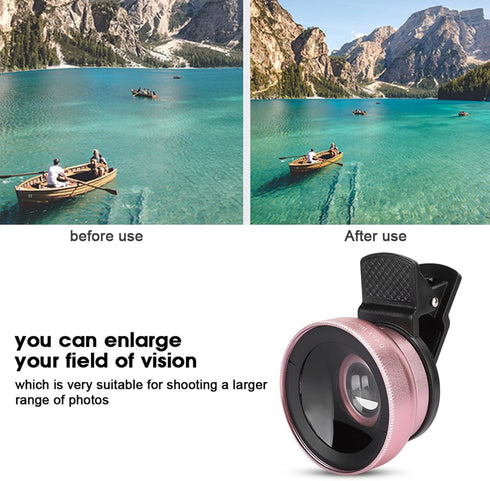 Cuifati 12.5X 0.45X 2 1 Professional Phone Camera Lens Macro Lens and Super Wide Angle Lens for Android & iOS