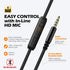 Kids Headphones, Wired with Microphone and Volume Control, Folding Stereo Corded On-Ear 3.5mm Headset for Boys Girls