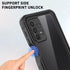 Samsung Galaxy A23 5G Case: Rugged, waterproof, shockproof cover with built-in screen protector & lanyard. Black.